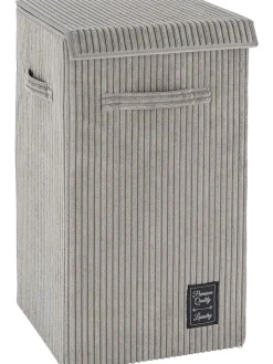Wenko Wäschekörbe & -Ständer<Wäschesammler "Cora" in Grau - 63 l