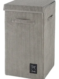 Wenko Wäschekörbe & -Ständer<Wäschesammler "Cora" in Grau - 63 l