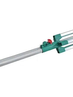 Leifheit Wäschekörbe & -Ständer<Wäscheschirm "Linomatic V 400" in Silber/ Türkis