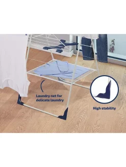 Leifheit Wäschekörbe & -Ständer<Wäscheständer "Classic 250 Flex" in Weiß - (H)94 cm