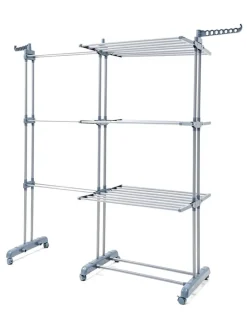 InnovaGoods Wäschekörbe & -Ständer<Wäscheständer "Dolver XL" in Grau