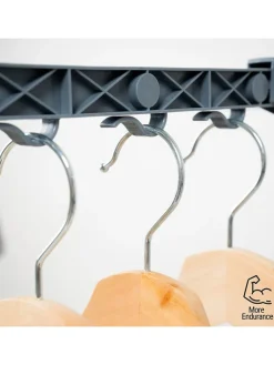InnovaGoods Wäschekörbe & -Ständer<Wäscheständer in Silber/ Grau