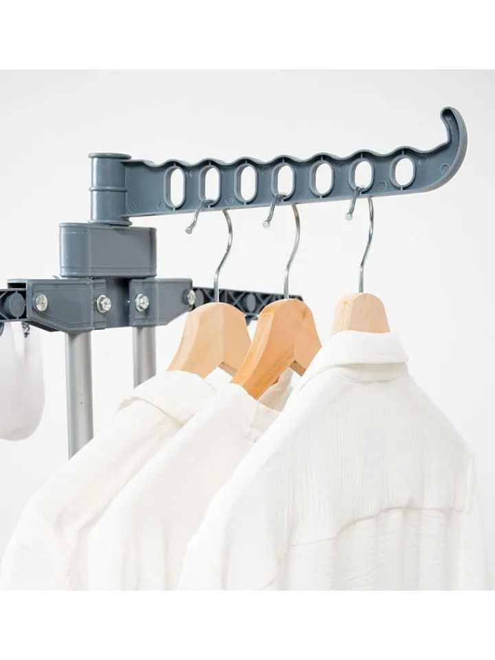 InnovaGoods Wäschekörbe & -Ständer<Wäscheständer in Silber/ Grau