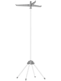 SONGMICS Wäschekörbe & -Ständer<Wäscheständer in Weiß/ Grau - (H)150 cm