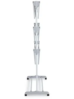 Lifa Living Wäschekörbe & -Ständer<Wäscheständer in Weiß/ Grau - (B)126 x (H)160 x (T)57 cm