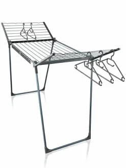 Leifheit Wäschekörbe & -Ständer<Wäscheständer "Pegasus 200" in Schwarz - (B)167 x (H)107 cm