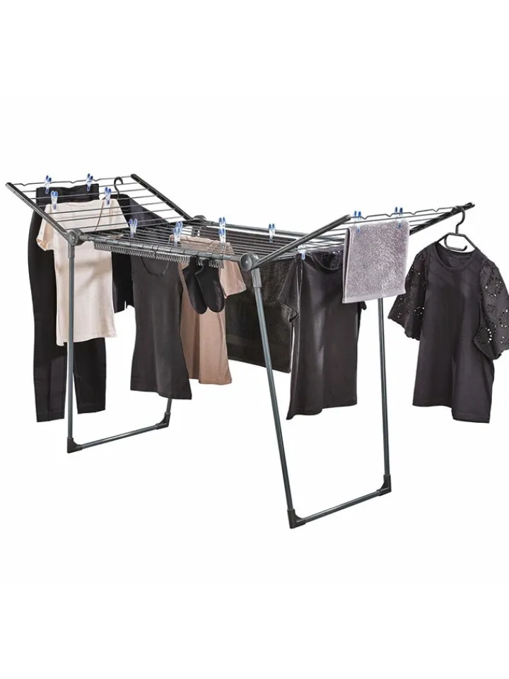 Leifheit Wäschekörbe & -Ständer<Wäscheständer "Pegasus 200" in Schwarz - (B)167 x (H)107 cm