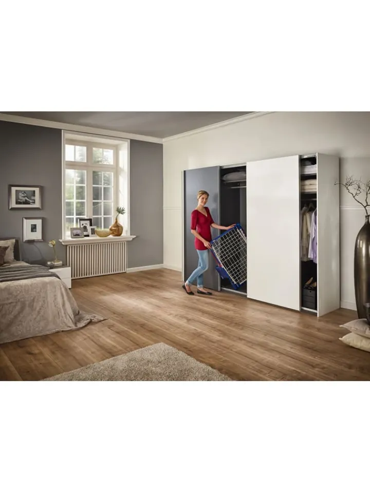 Leifheit Wäschekörbe & -Ständer<Wäscheständer "Pegasus 180 Solid Plus" in Dunkelblau/ Weiß - (B)157 cm