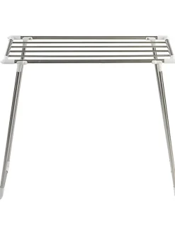 Wenko Wäschekörbe & -Ständer<Wäschetrockner "Profi Single" in Silber/ Weiß - (B)87 x (H)79 x (T)39 cm
