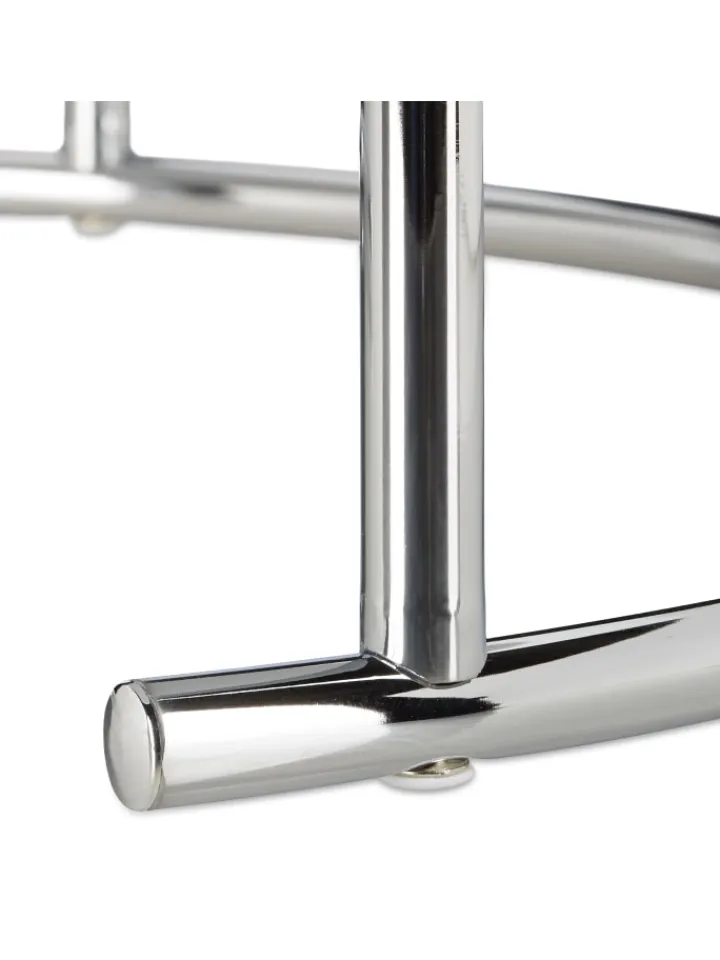 relaxdays Tische<2x Beistelltisch in Weiß - (H)60 x Ø 60 cm