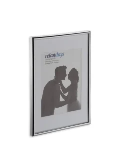 relaxdays Foto & Video<2x Bilderrahmen A4 in Silber
