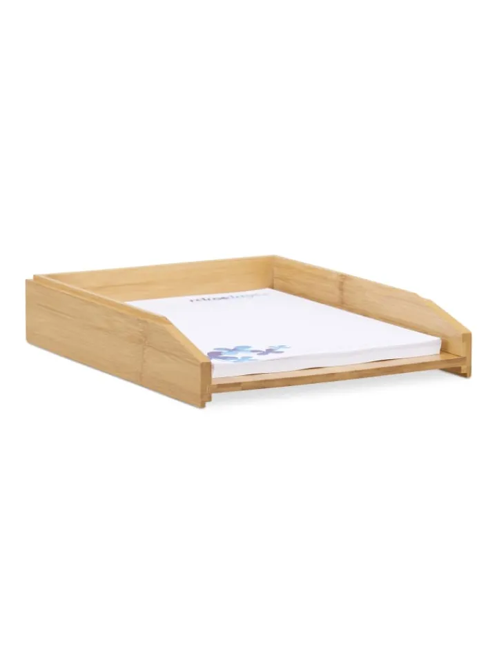 relaxdays Büro- & Schulbedarf<8x Dokumentenablage "DIN A4" in Natur