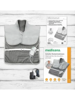 Medisana Technik|Pflege & Gesundheit<XL-Rücken- und Nackenheizkissen "HP 630" in Grau