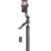 COFI 1453 Smartphones & Zubehör<Xssive AI Gesichtsverfolgung Quadrapod Selfie Stick in Schwarz