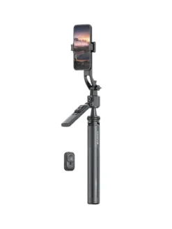 COFI 1453 Smartphones & Zubehör<Xssive AI Gesichtsverfolgung Quadrapod Selfie Stick in Schwarz