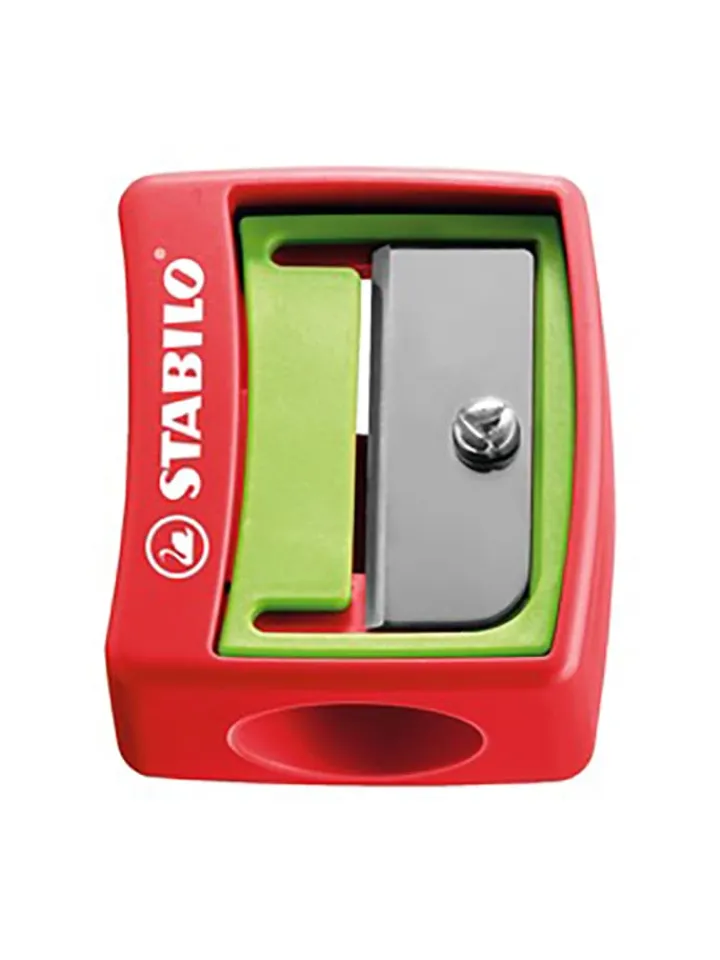 STABILO Büro- & Schulbedarf<XXL-Buntstifte "Woody 3in1 - Pastel" - 6 Stück+Spitzer