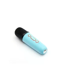 COFI 1453 Tv & Audio<Y1 Bluetooth Lautsprecher LED Karaoke Anlage mit Mikrofon 6W in Blau