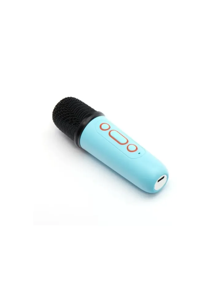 COFI 1453 Tv & Audio<Y1 Bluetooth Lautsprecher LED Karaoke Anlage mit Mikrofon 6W in Blau