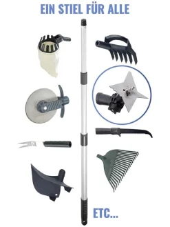 Wenko Gartendekoration<4-Zack Fugenkratzer in Schwarz/ Silber - Ø 10 cm