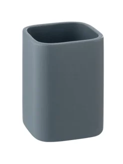 Wenko Badaccessoires<Zahnbürstenhalter ''Hexa'' in Grau - (B)6,5 x (H)9 x (T)6,5 cm
