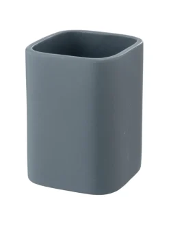 Wenko Badaccessoires<Zahnbürstenhalter ''Hexa'' in Grau - (B)6,5 x (H)9 x (T)6,5 cm