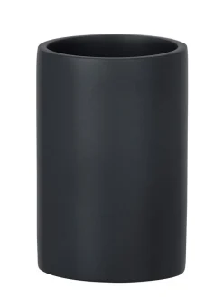 Wenko Badaccessoires<Zahnbürstenhalter ''Ida'' in Anthrazit - (H)10,5 x Ø 7 cm