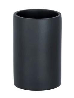 Wenko Badaccessoires<Zahnbürstenhalter ''Ida'' in Anthrazit - (H)10,5 x Ø 7 cm