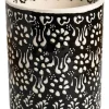 Ottoman Badaccessoires<Zahnputzbecher "Night" in Schwarz - (H)9,5 x Ø 8 cm