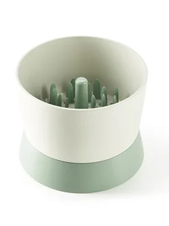 Lekué Küchenelektronik<Zerkleinerer "Veggie Ricer" in Creme/ Grün - (H)11,4 x Ø11,6 cm