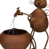 Profigarden Gartendekoration<Zierbrunnen in Antikbraun - (B)39 x (H)44,5 x (T)25,5 cm