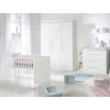 roba Möbel-Sets<Zimmerset Maren Weiß mit Kombi-Bett, Kommode & 3-türigem Schrank