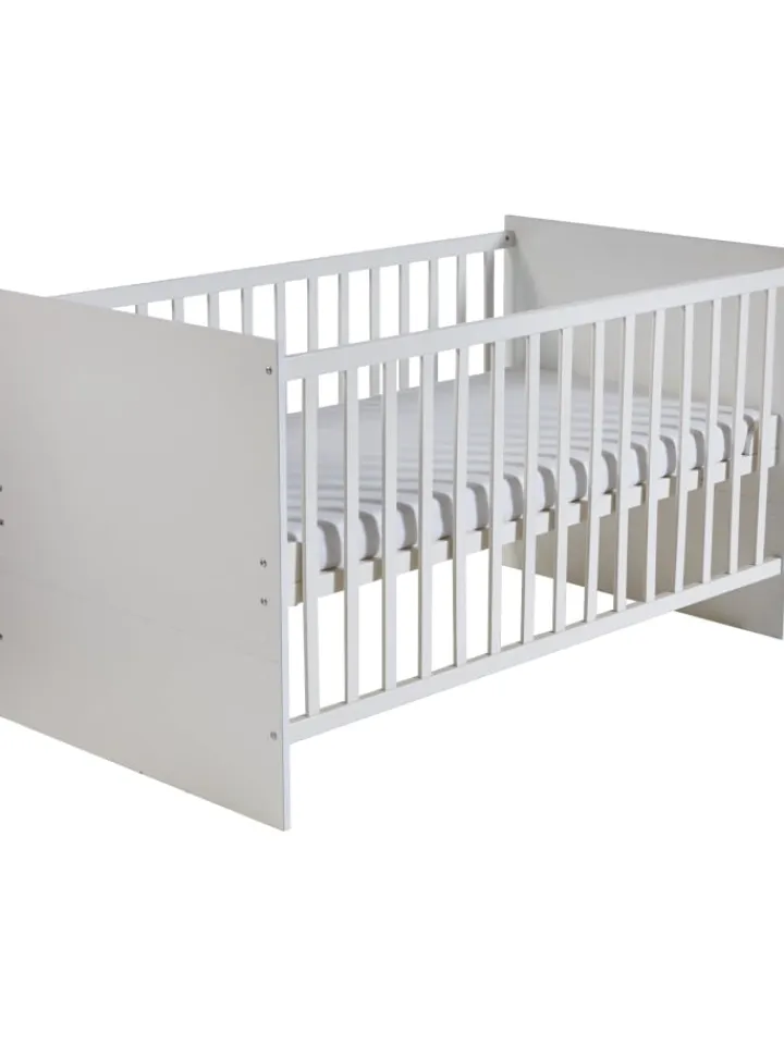 roba Möbel-Sets<Zimmerset Maren Weiß 2-tlg. mit Kinderbett & Wickelkommode