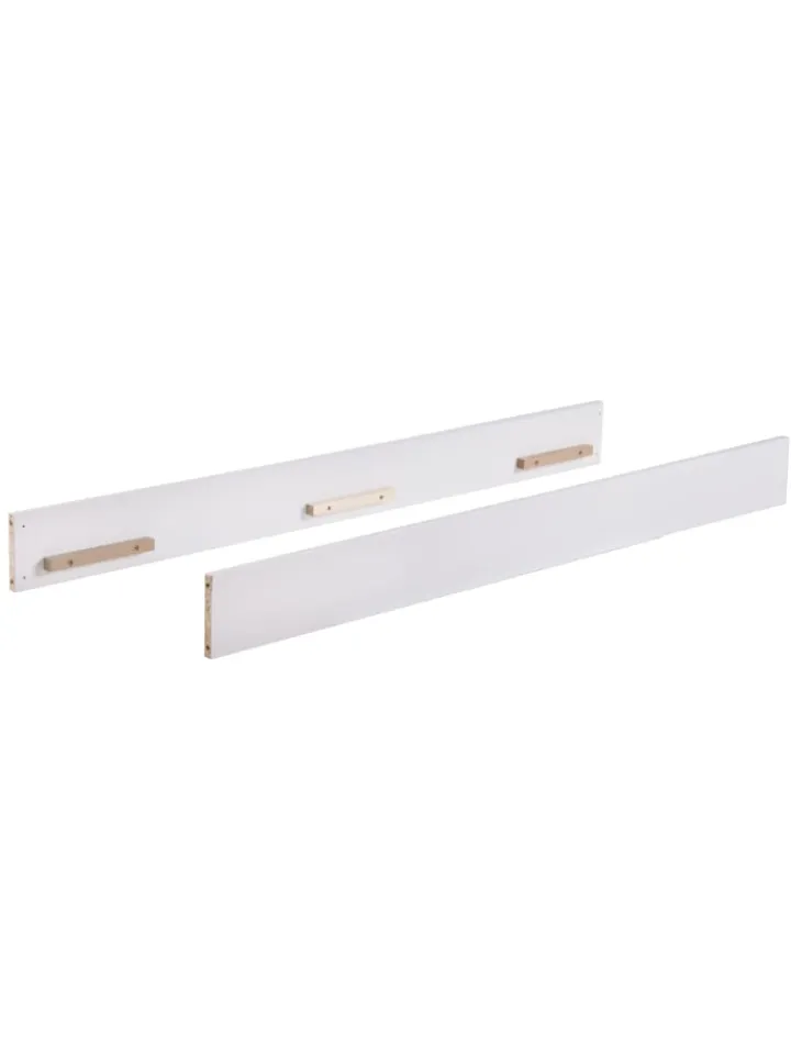roba Möbel-Sets<Zimmerset Olaf 3-tlg. Luna Elm/Weiß mit Bett, Umbauseiten & Bettkasten