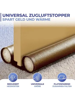 Wenko Weitere Haushaltshelfer<Zugluft-Stopper in Braun - (B)80 x (H)13 cm