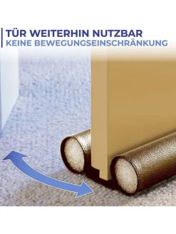 Wenko Weitere Haushaltshelfer<Zugluft-Stopper in Braun - (B)80 x (H)13 cm