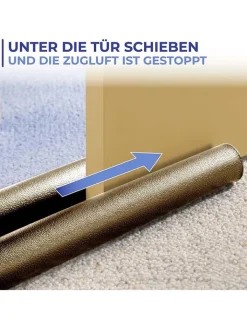 Wenko Weitere Haushaltshelfer<Zugluft-Stopper in Braun - (B)80 x (H)13 cm