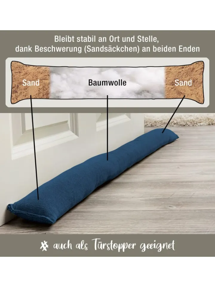 Erwin Müller Tür- & Zugluftstopper<Zugluftstopper London in marine