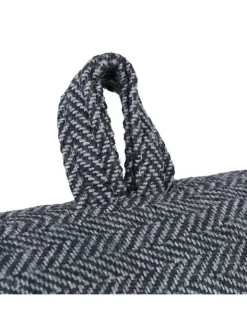relaxdays Tür- & Zugluftstopper<Zugluftstopper "Stern" in Grau - 76 cm