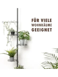bremermann Pflanzen & Zubehör<Zusatz-Rankhilfe, Rankelhilfe für Teleskop-Blumenregal, grau