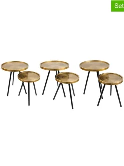 SiL Interiors Tische<Zweisatztisch in Gold