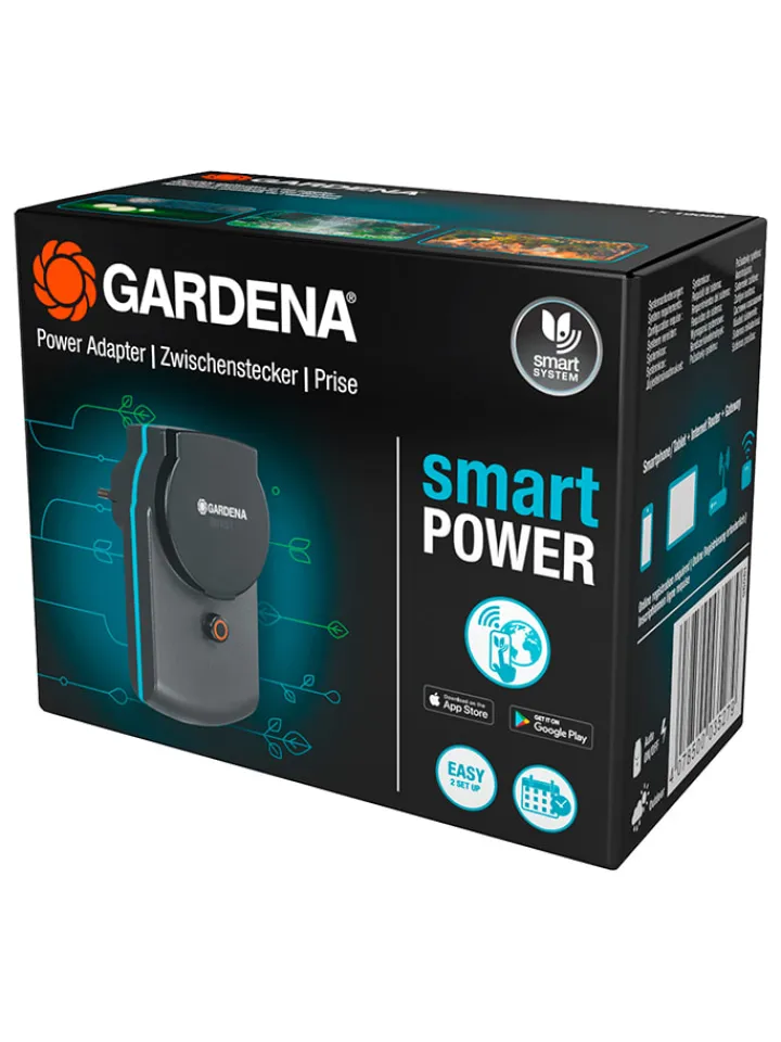 Gardena Gartendekoration<Zwischenstecker "Smart Power" in Grau - (B)6,5 x (H)11,9 cm